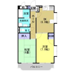 プレステージ末満の物件間取画像